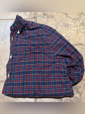 Polo by Ralph Lauren Boys size L (14-16) Plaid Long sleeve Shirt